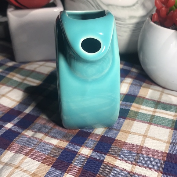 Fiesta 5oz Turquoise Mini Disc Pitcher Vintage 1999 - Picture 2 of 5